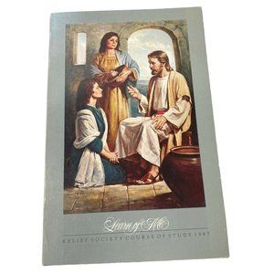Learn of Me 1987 LDS Relief Society Personal Study Guide Mormon Book